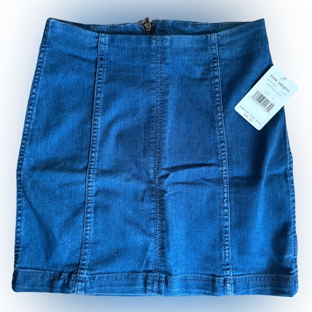 *NWT* Free People denim skirt size 4